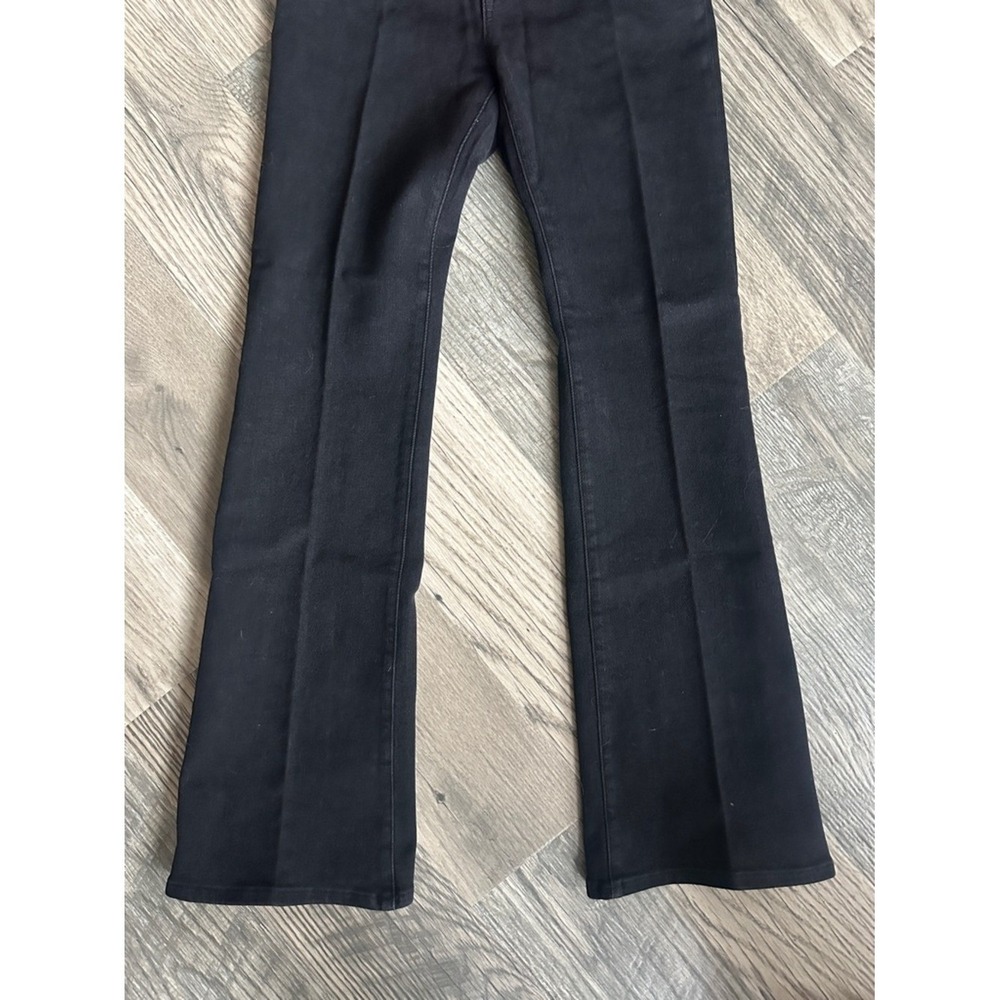 Madewell NWT The Vintage Flare Jeans black frost denim women's size 27 - Picture 5 of 9